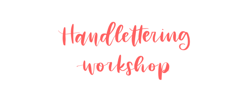 Handlettering Workshop overview